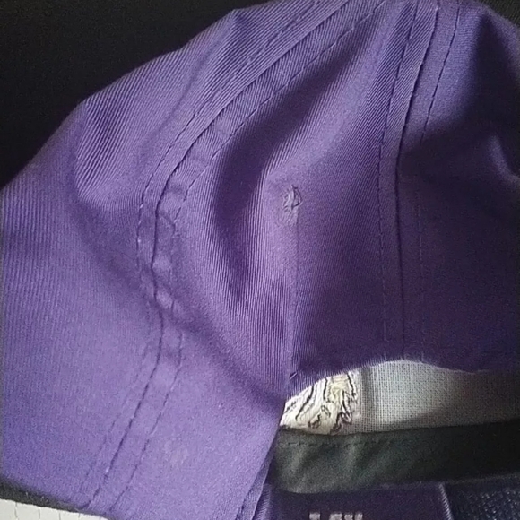 LSU Tigers NCAA Pillow case (1) Purple Gold Eye Of The Tiger and LSU Tigers Cap - Picture 14 of 14